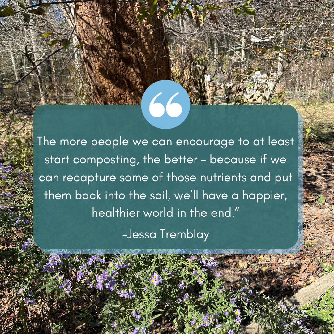 The more we can encourage people to start composting, the better