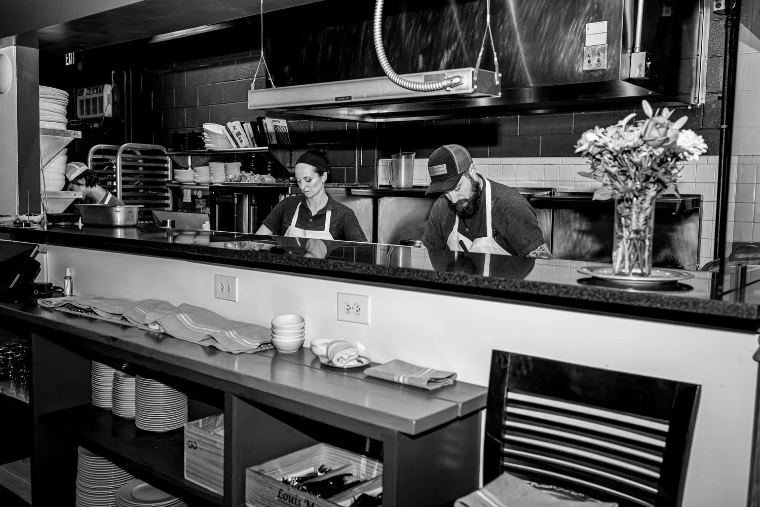 Miel employees working